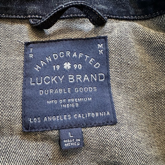 Lucky band dark denim jacket great condition ๐ - Picture 4 of 4